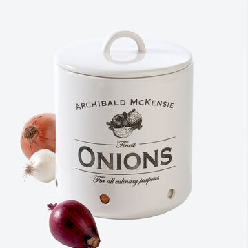 Image du produit pour 'Le pot de conservation traditionnel style cottage anglais conserve les oignons frais plus longtemps'