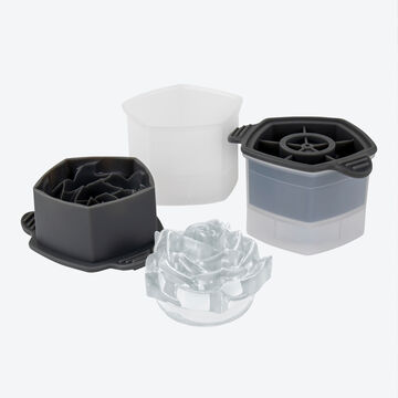 Image du produit pour 'Lot de 2 moules  glaons : de gros glaons en forme de rose pour des boissons spectaculaires'