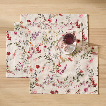 Image du produit pour 'Lot de 2 sets de table matelasss avec imprim digital - 2 pices, 35 x 50 cm'