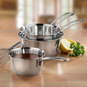Image du produit pour 'Lot de 3 casseroles coniques,  12, 14, 16 cm'