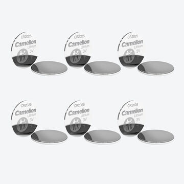 Image du produit pour 'Lot de 5 piles lithium  CR2025'