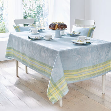 Image du produit pour 'Nappe de Pques en lin de haute qualit : tiss jacquard et extrmement rsistant'