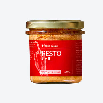 Image du produit pour 'Pesto au piment, fabrication artisanale, 130 g'