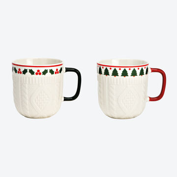 Image du produit pour 'Porcelaine et motifs hivernaux pour dguster chocolat chaud, th, caf, vin chaud'