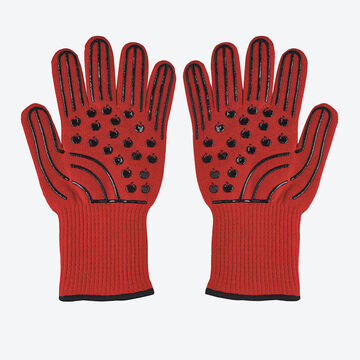 Image du produit pour 'Rsistent  la chaleur jusqu' 500 C : gants de protection lastiques avec profil antidrapant'