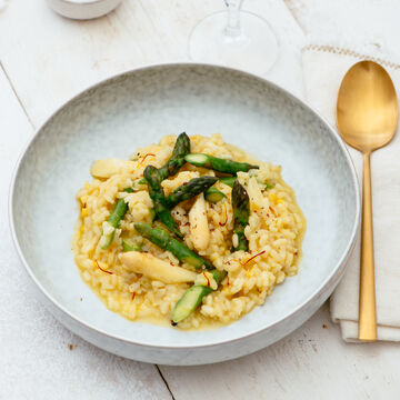 Image du produit pour 'Risotto aux asperges et au safran'