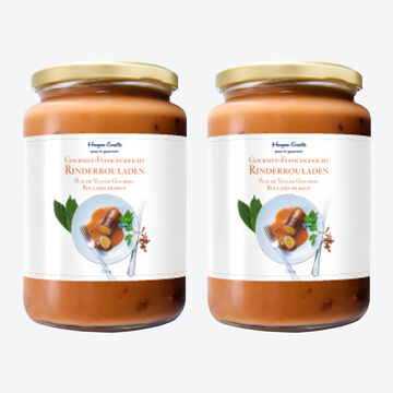 Image du produit pour 'Roulades de boeuf - plat cuisin classique de la cuisine allemande,  rchauffer en quelques minutes, tout prt'