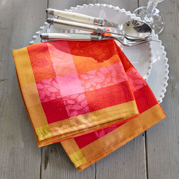 Image du produit pour 'Serviettes florales aux contrastes lumineux'