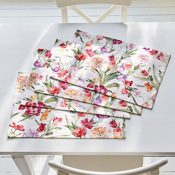 Image du produit pour 'Sets de table : linge de table matelass floral avec impression numrique de haute qualit'
