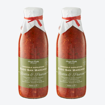 Image du produit pour 'Sugo San Marzano ricotta & pecorino : vritable sauce napolitaine'
