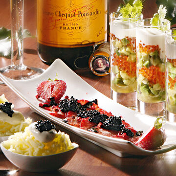 Image du produit pour 'Trois amuse-bouches diffrents au caviar'