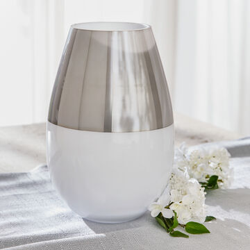 Image du produit pour 'Vase en verre opale souffl� � la bouche - �/H env. 18/26 cm'