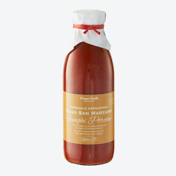 Image du produit pour 'Vritable sauce tomate napolitaine  base de tomates San Marzano : Con funghi Porcini'
