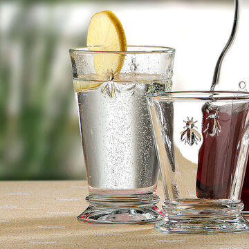 Image du produit pour 'Verre  long drinks : l'abeille, l'animal hraldique de Bonaparte sur votre verre'