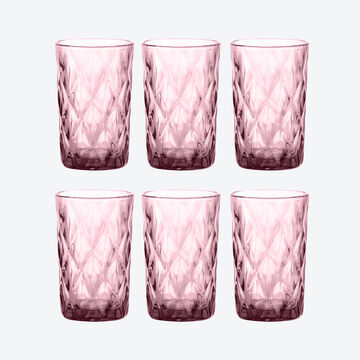 Image du produit pour 'Verres  eau et  jus : colors et tincelants  sculpture en diamant'