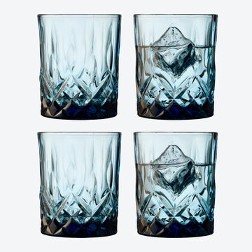 Image du produit pour 'Verres  eau - un design  facettes aux doux coloris : pour un usage quotidien'
