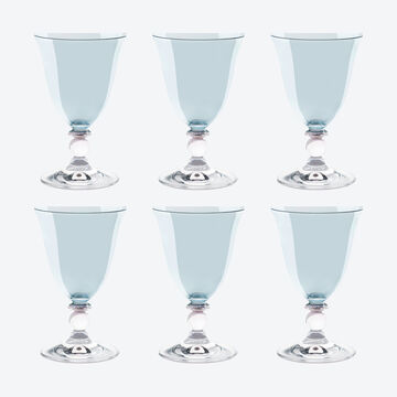 Image du produit pour 'Verres  vin en cristal colors  l'lgante forme vase'