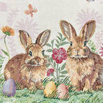 Image du produit pour 'Chemin de table de printemps � motif de lapin- broderie Gobelin'