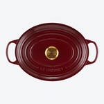 Image du produit pour 'Le Creuset : classique cocotte ovale en fonte �maill�e indestructible'