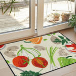 Image du produit pour 'Ce tapis de sol spcial cuisine et entre aux motifs exclusifs de lgumes protge sols et articulations'