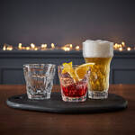 Image du produit pour 'Verre  long drink et verre  eau : aspect lgant  facettes, robuste et de grande qualit'