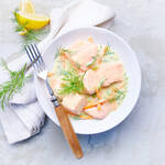 Image du produit pour 'Classique gourmet en bocal : Saumon en sauce moutarde au miel et  l'aneth'