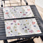 Image du produit pour 'Sets de table fleuris en coton - motif de fleurs des pr�s - lot de 2'