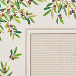 Image du produit pour 'Nappe : linge de table mditerranen au motif d'olives'