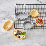 Image du produit pour 'Moules � tartelettes ronds � fond amovible : d�moulez facilement les p�tes les plus fragiles'