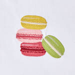 Image du produit pour 'lgant tablier avec motif macaron appliqu  la main'