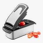 Image du produit pour 'Coupe-lgumes avec 3 grilles de coupe pour ds et btonnets - lames ultra tranchantes'
