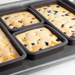 Image du produit pour 'Lot de 4 mini-moules en silicone : pour friteuse  air chaud et four'