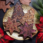 Image du produit pour 'Tablette de chocolat de Nol en forme de sapin, au chocolat noir'