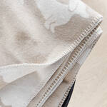 Image du produit pour 'Plaid doux Teckel en coton m�lang� - 2 coloris'