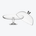 Image du produit pour 'Grand plat  gteau en verre avec cloche -  32 cm, hauteur 24,5 cm'