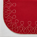 Image du produit pour 'lgant set de table en satin  jolie broderie brillante'
