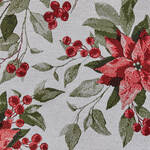 Image du produit pour 'Sets de table jacquard hivernaux aux motifs floraux'