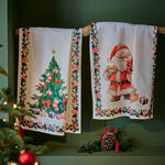 Image du produit pour 'Lot de 2 torchons Pre Nol - 50 x 70 cm'