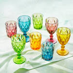Image du produit pour 'Lot de verres de table 300 ml - Lot de 4, color�s'