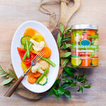 Image du produit pour 'Giardiniera : l'antipasti classique italien de lgumes marins au got aigre-doux'