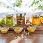 Image du produit pour 'Moutarde au riesling, aux grains de moutarde entiers et � la fine note vineuse, 130 ml'