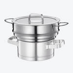 Image du produit pour 'Panier vapeur en inox – pour casseroles  16-20 cm'