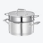 Image du produit pour 'Panier vapeur en inox – pour casseroles  16-20 cm'