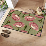 Image du produit pour 'Ce tapis de sol spcial cuisine au design exclusif de roses protge sols et articulations'