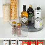 Image du produit pour 'Plateau tournant  3 compartiments : organisation et gain de place'
