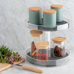 Image du produit pour 'Plateau tournant 2 niveaux : organisation et gain de place'