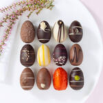 Image du produit pour 'Assortiment d'oeufs de P�ques de fabrication artisanale, chocolats'