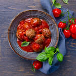 Image du produit pour 'Boulettes de viande  l'italienne en sauce tomate – 720 g'