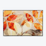 Image du produit pour 'Ce tapis de sol spcial cuisine et entre, au design exclusif au motif Feuilles d'automne, protge sols et articulations'