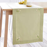 Image du produit pour 'Chemin de table : Laissez entrer le printemps avec ce linge de table aux narcisses minutieusement brods'